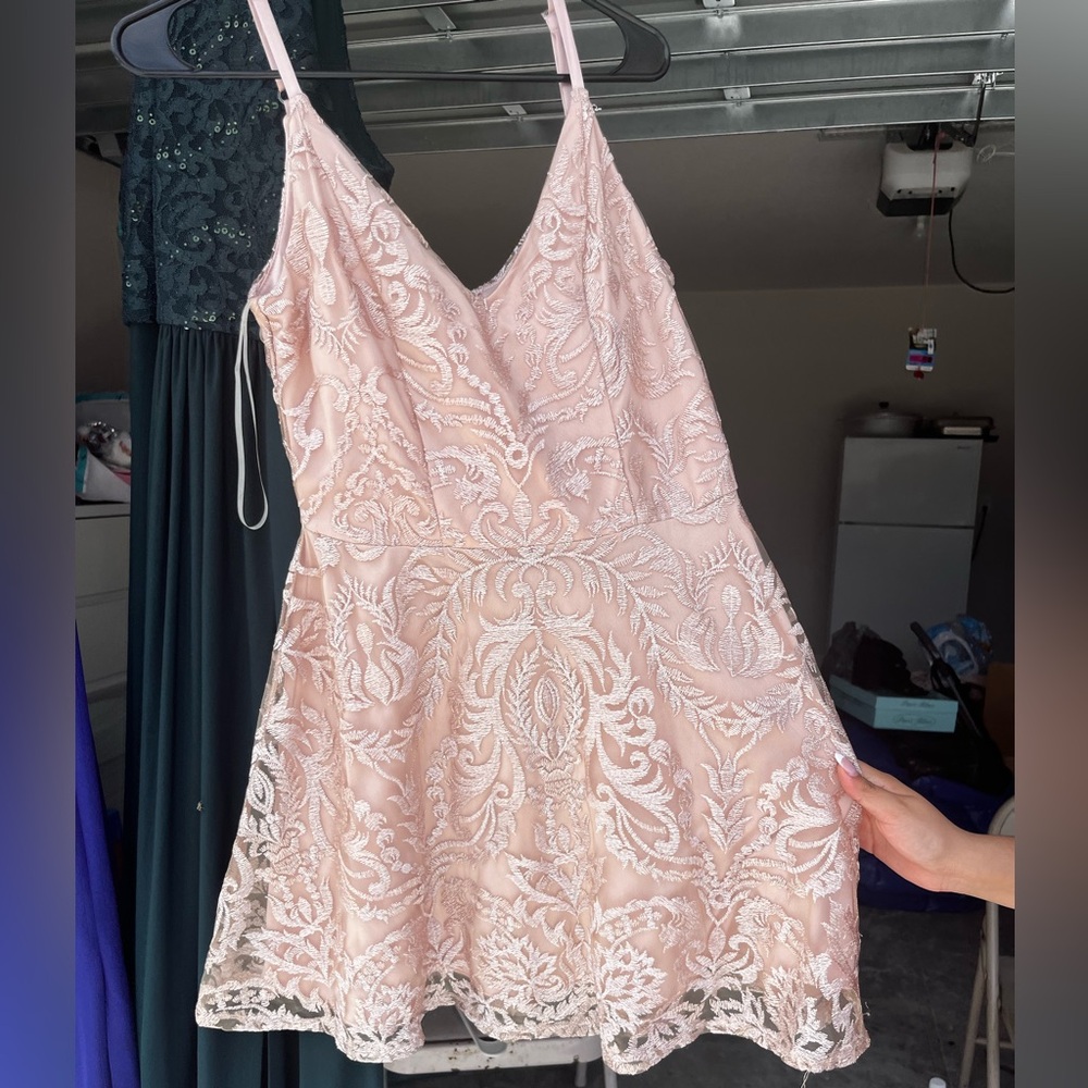 Dress for girls color blush size 9